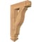 Ekena Millwork Funston Arts & Crafts Smooth Bracket, Western Red Cedar, 3 1/2"W x 16"D x 24"H BKT04X16X24FST03SWR - alternate 1